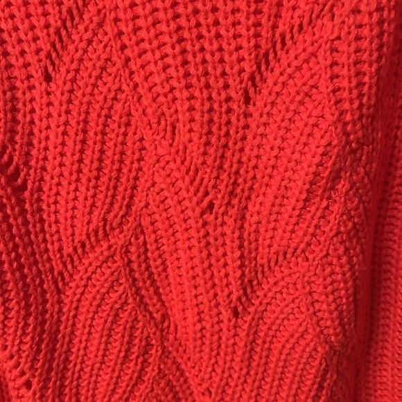 John Paul Richard orange sweater turtle neck size M - Picture 4 of 8